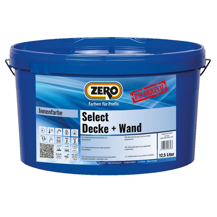 ZERO Select Decke + Wand LF 12,5 Liter